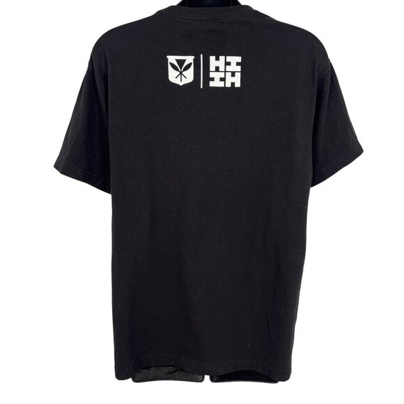 Hawaii Finest Dis Ourland Black Graphic Tee Shirt Mens Medium 2023 Cotton EUC - Picture 4 of 5